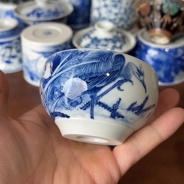 瓷片景德镇全手工手绘陶瓷