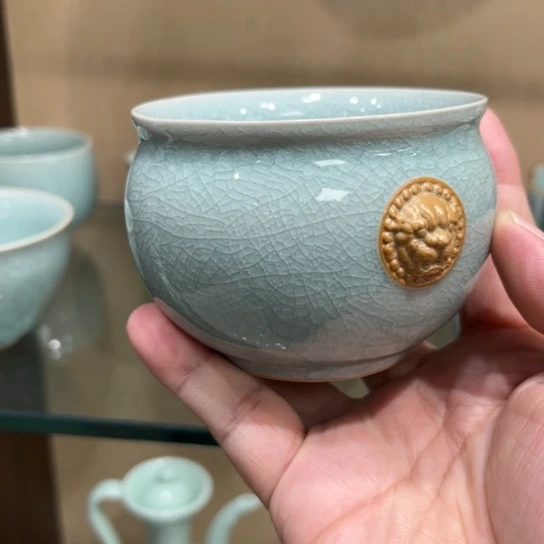 瓷片陶瓷茶具汝瓷茶具