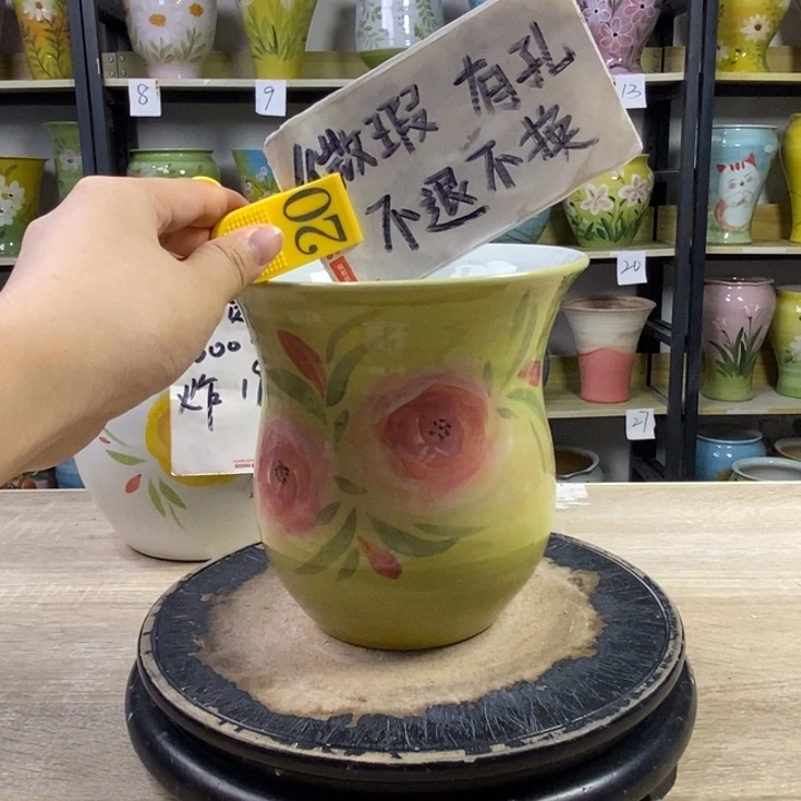 景德镇高温陶瓷花盆