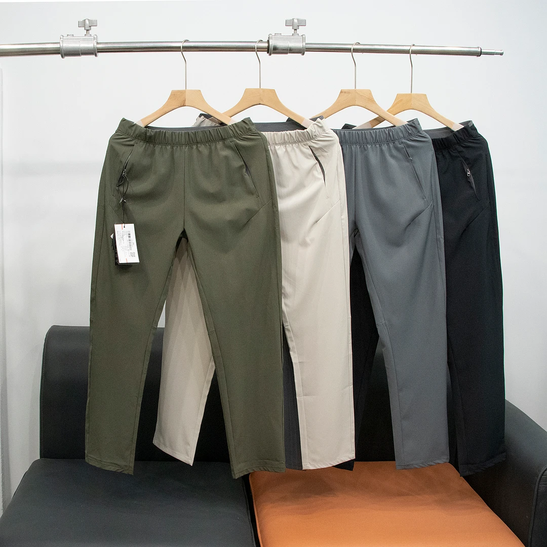 新款户外男士春夏薄款轻量化高弹力吸湿透气速干3D裁剪运动休闲裤