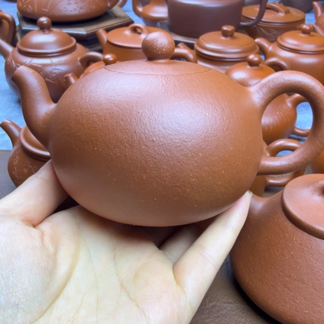 茶壶紫砂一粒珠全手工