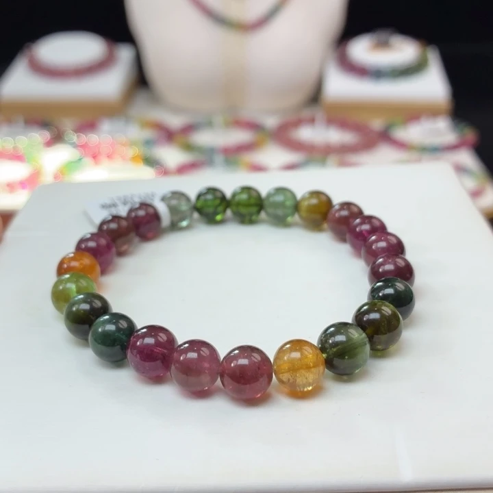 未镶嵌碧玺手链8.2mm±