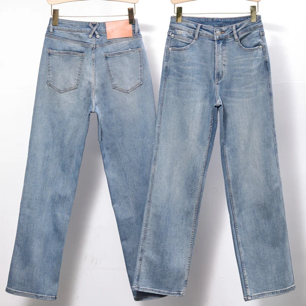 88006[尺码偏大一码往小拍]高定版四面弹窄版直筒拖地裤