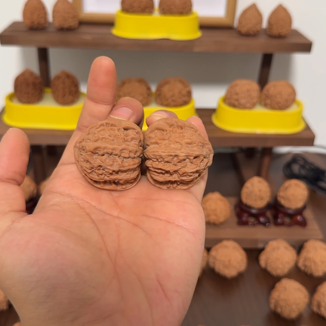 吊坠文玩核桃41全品三角白