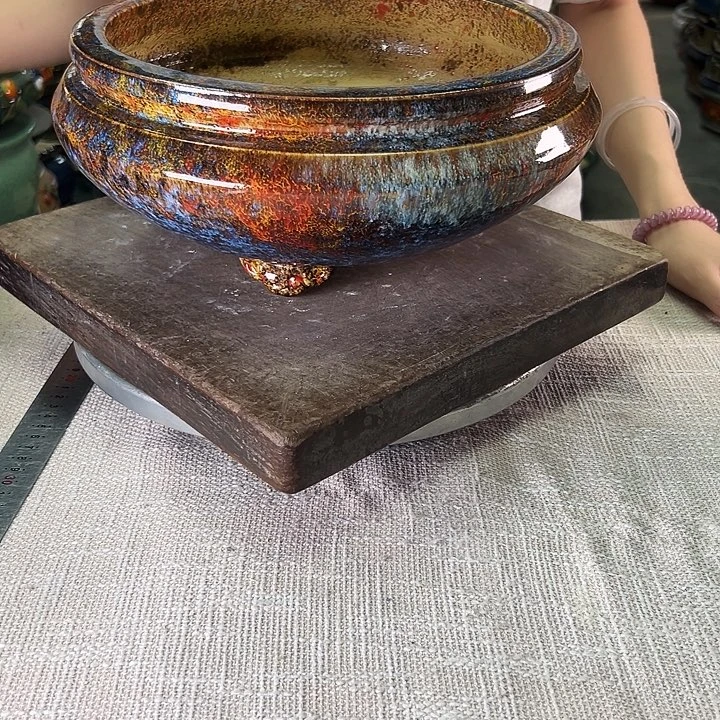 泳坤堂石湾花盆陶瓷