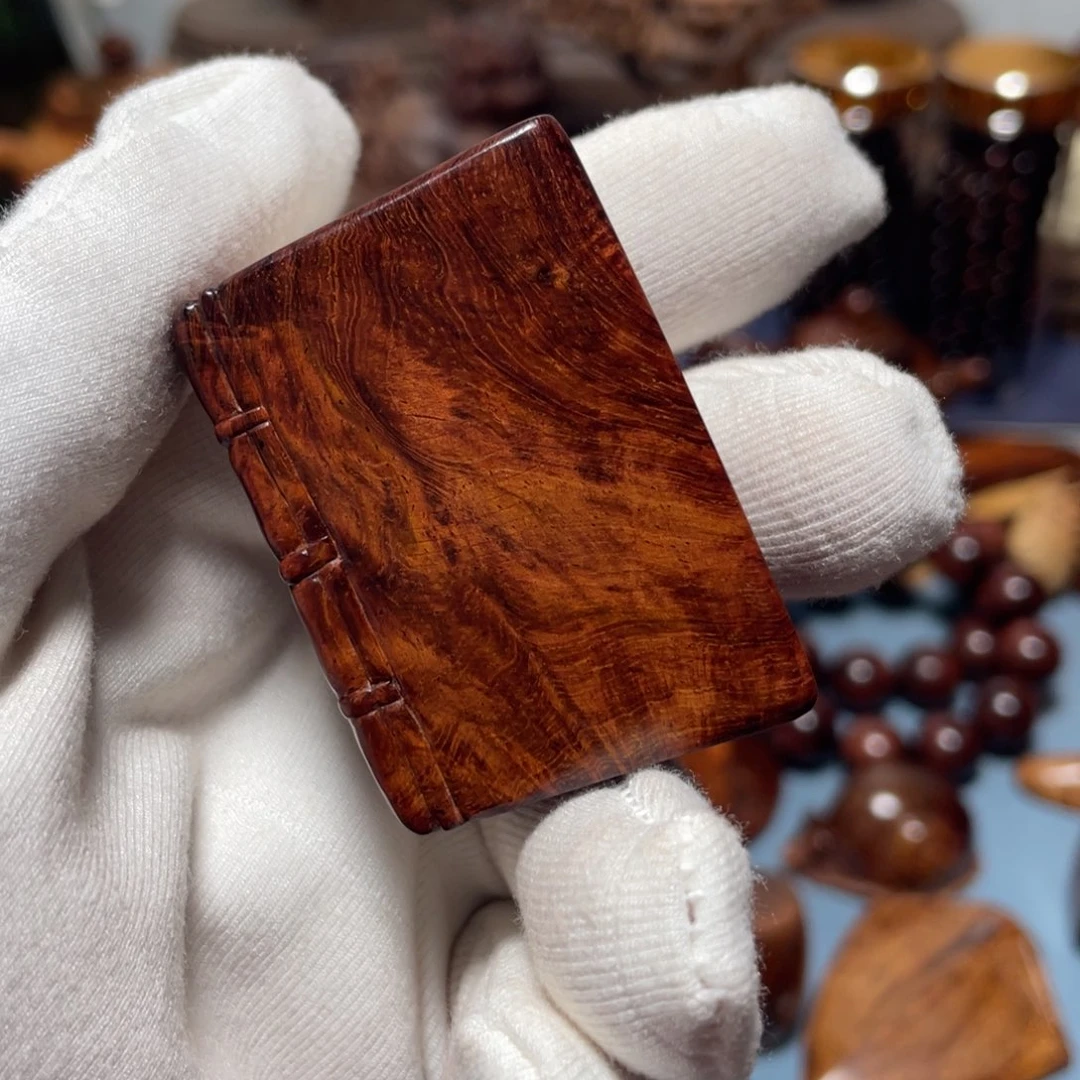 清***岗把件黄花梨/降香黄檀