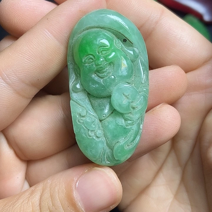 吊坠白玉菩提摆件
