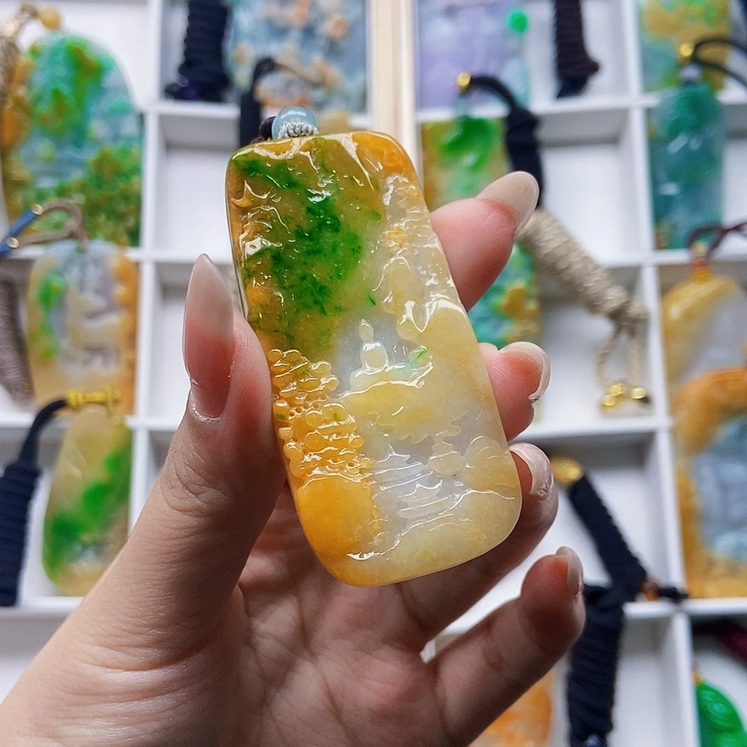 下***下定制翡翠未镶嵌天然翡翠A货