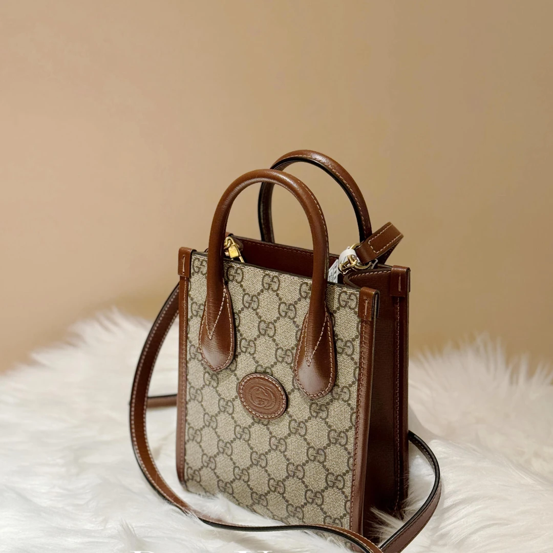 99新 GUCCI/古驰 24期免息/大吉中古/Gucci古驰老花琴谱斜挎包①