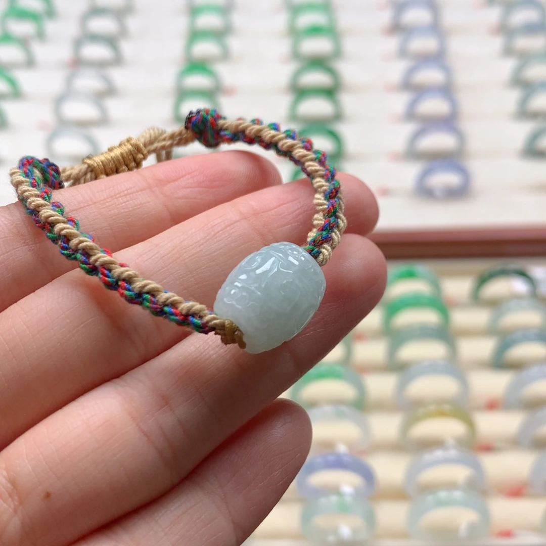 翡翠戒指未镶嵌小手链