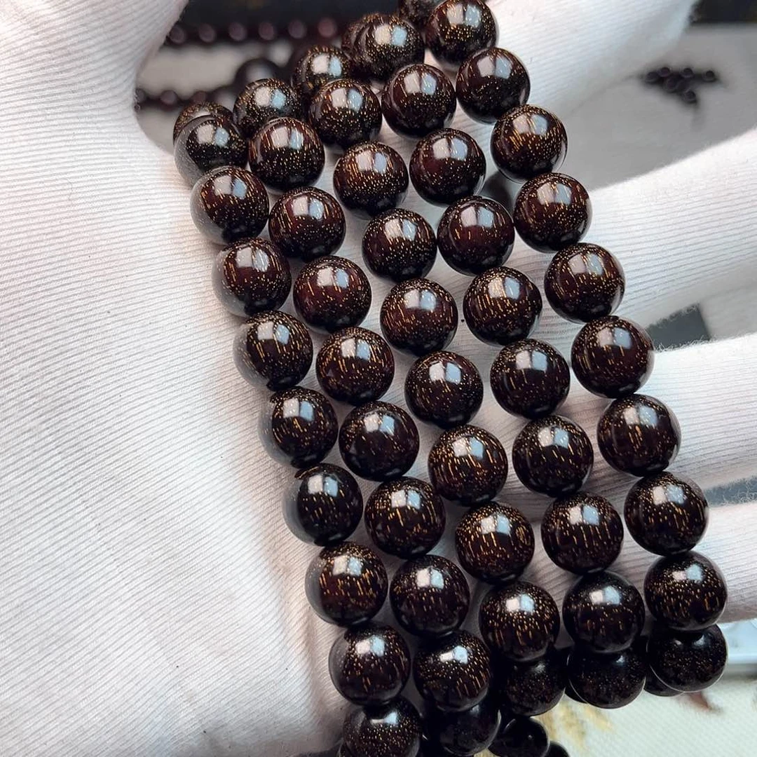 檀香紫檀（小叶紫檀）1.0 108颗 爆星