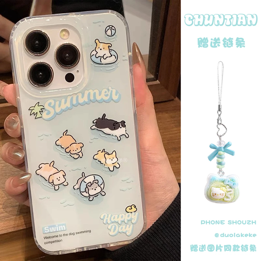 适用苹果15pro大孔手机壳华为mate60pro防摔保护套oppo小米荣耀90