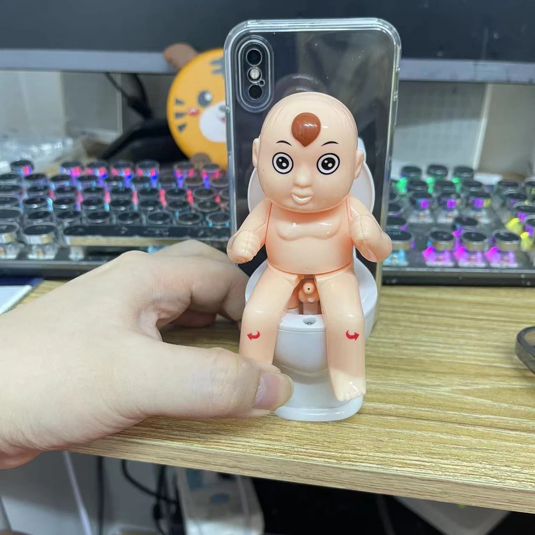 趣味搞笑射水马桶手机壳适用vivo苹果oppo华为荣耀小米红米恶搞软