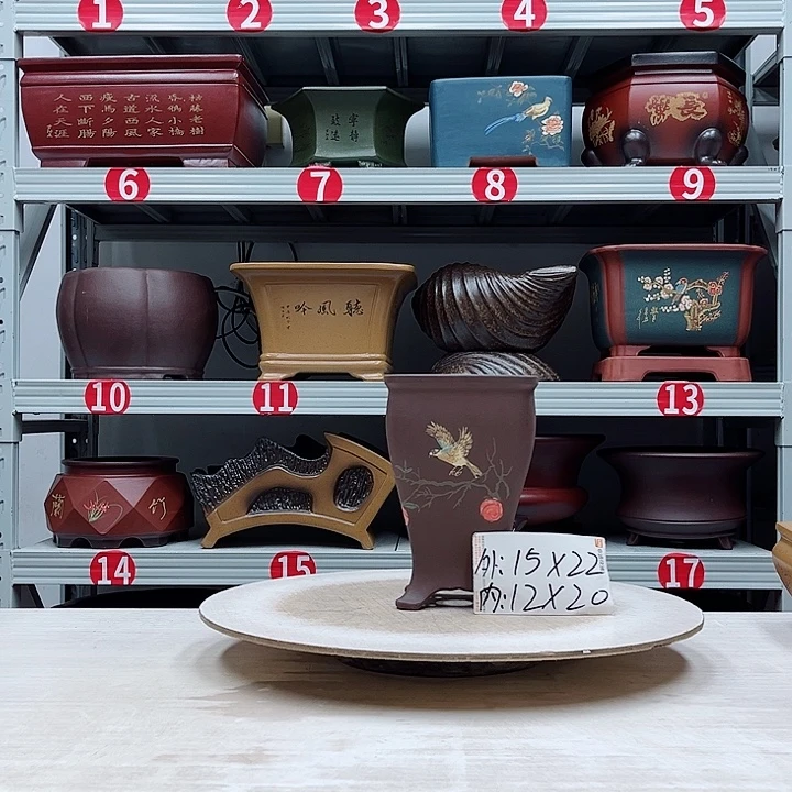 紫砂花盆紫砂花盆