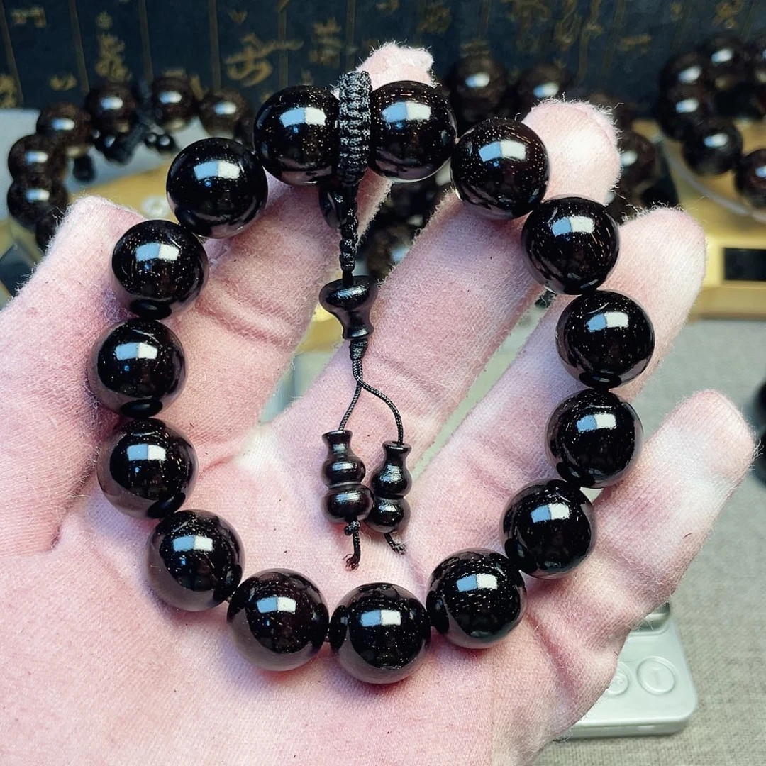 小叶紫檀手串/手链1.5带星