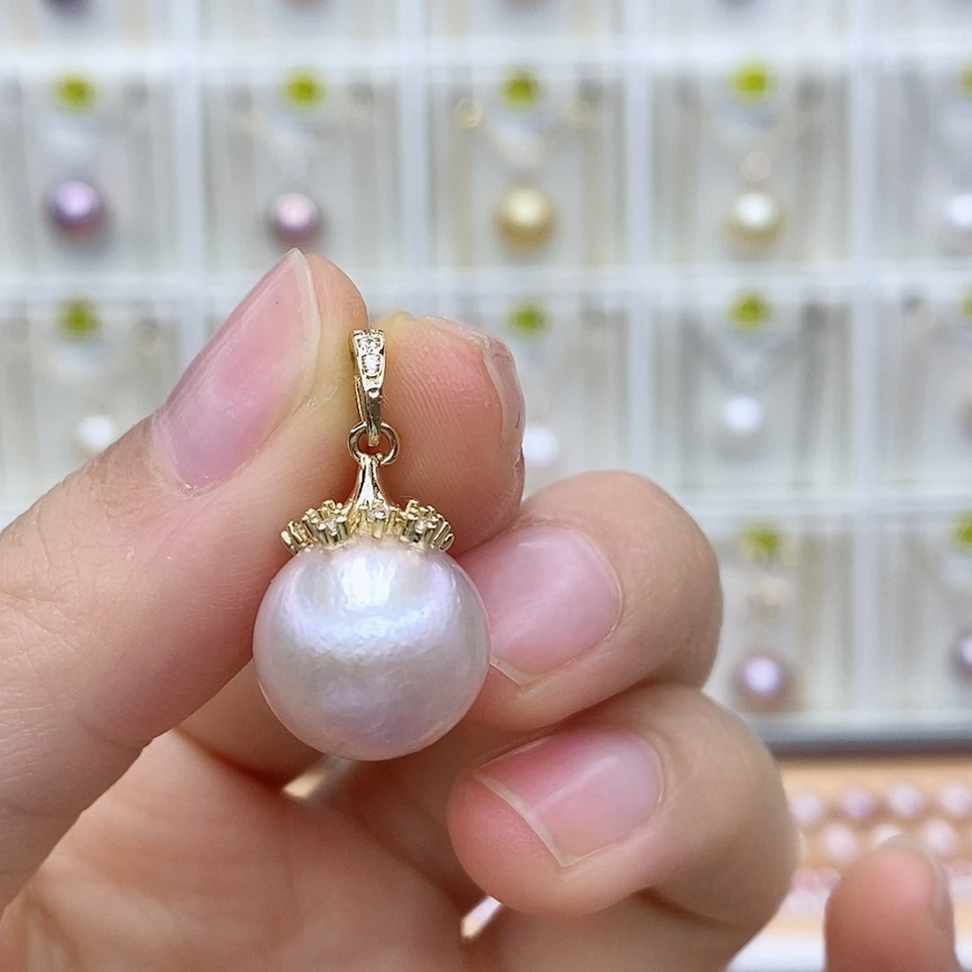 淡水珍珠合金吊坠(赠链)