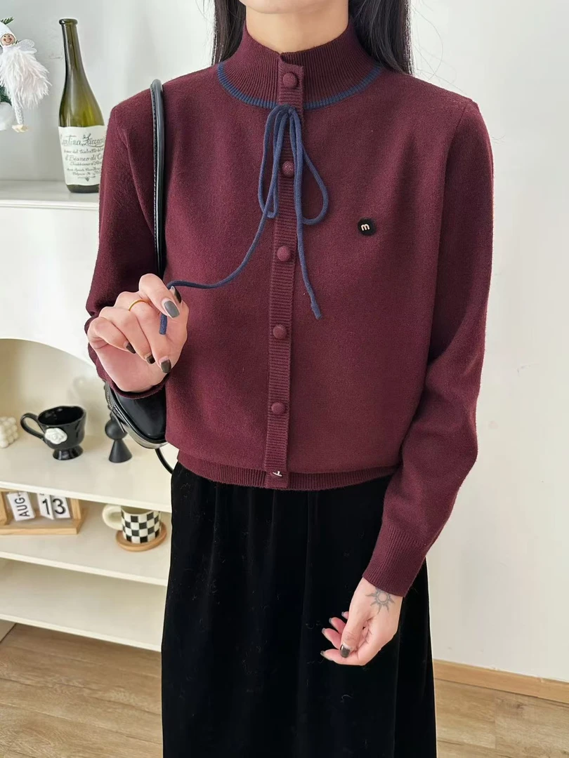 6556 女士圆领新款慵懒风宽松显瘦毛衣 F80 三楼