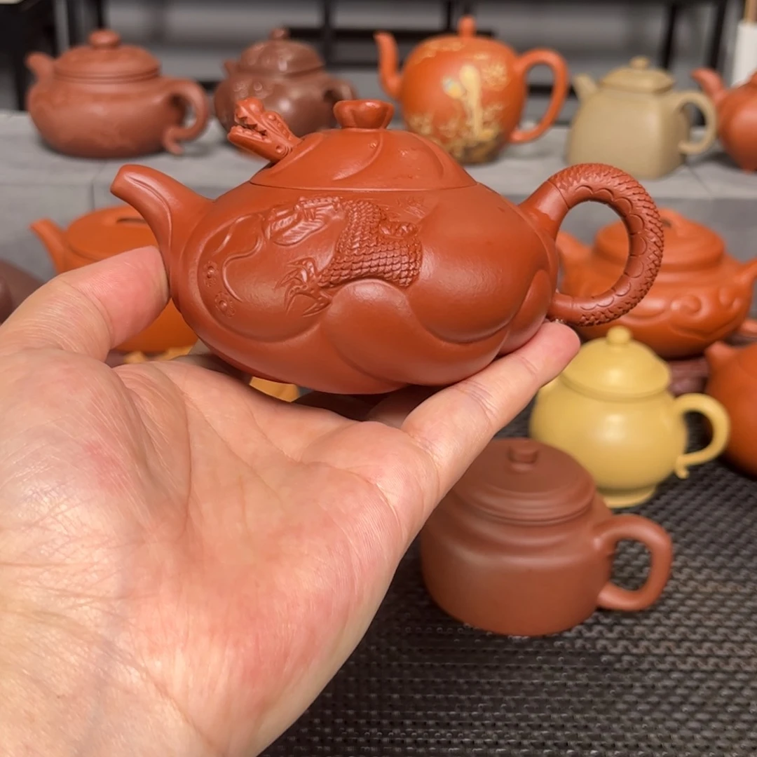茶壶紫砂紫砂艺术朱泥