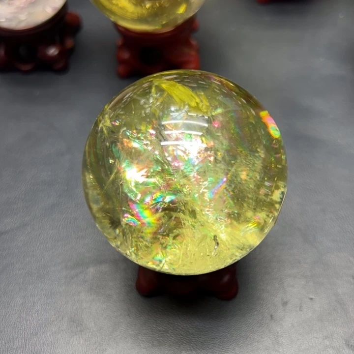 珠宝半成品水晶未镶嵌黄水3416xy