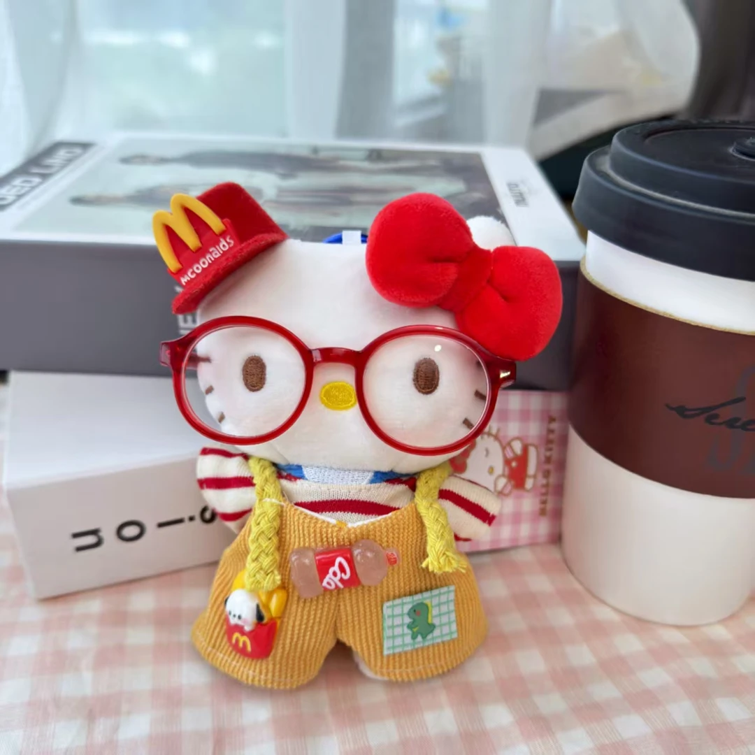 正版三丽鸥hellokitty包包挂件麦趣凯蒂七夕礼物闺密男友毛绒挂件