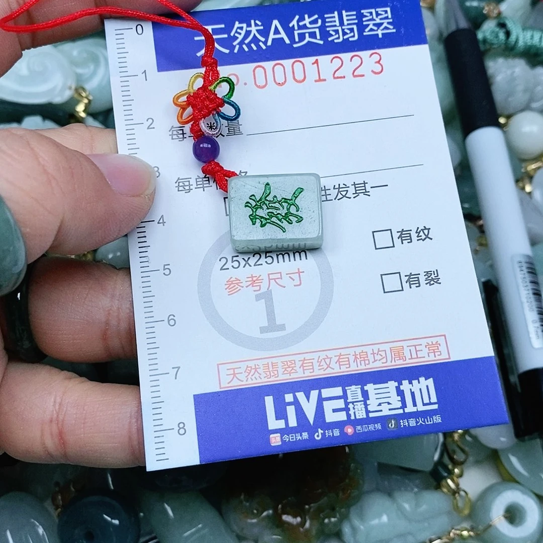 翡翠吊坠(赠链)未镶嵌