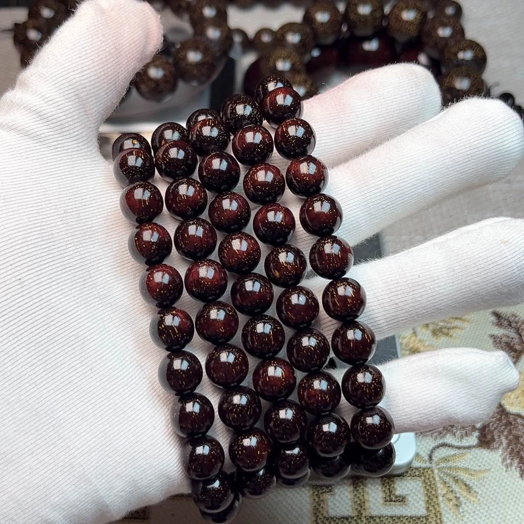 檀香紫檀（小叶紫檀）1.0 108颗 满星