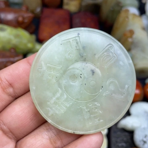 蛇纹石玉未镶嵌颈饰65