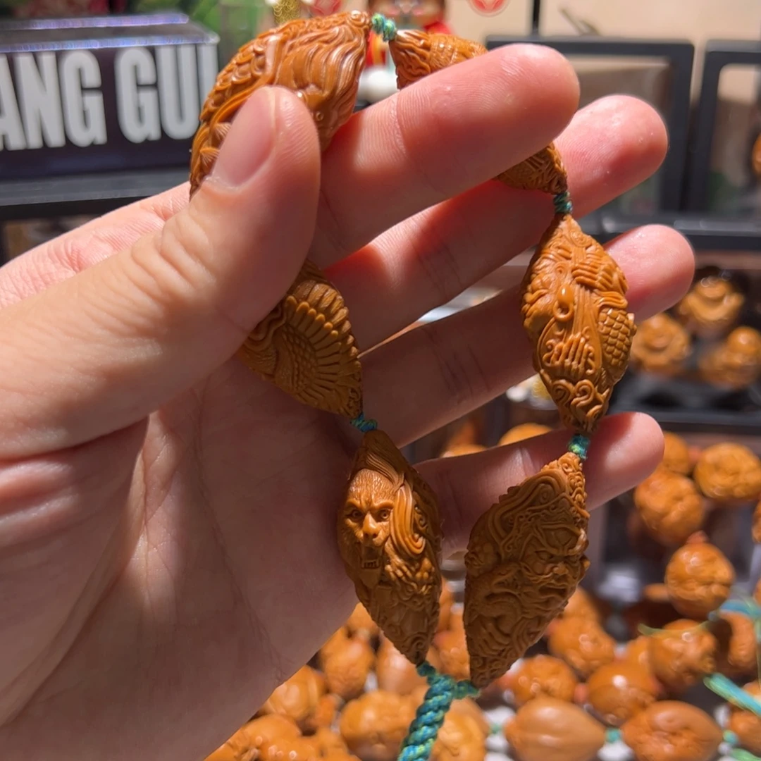 Y***Y手串/手链橄榄核手工四大天王