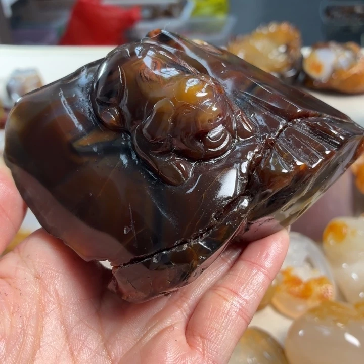 玛瑙/玉髓未镶嵌吊坠(不含链)