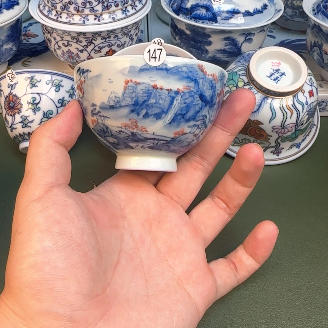 彦祖纯手工手绘茶具147