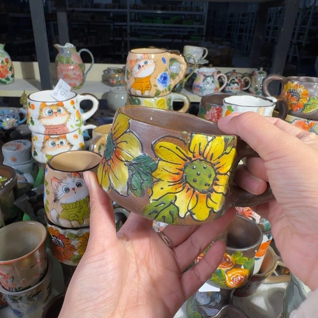 紫砂景德镇手工陶瓷釉下彩54