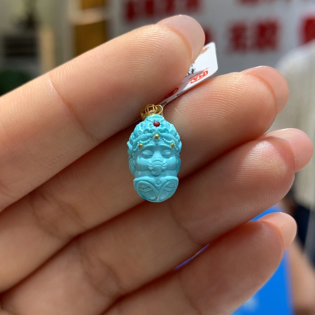 绿松石未镶嵌配饰