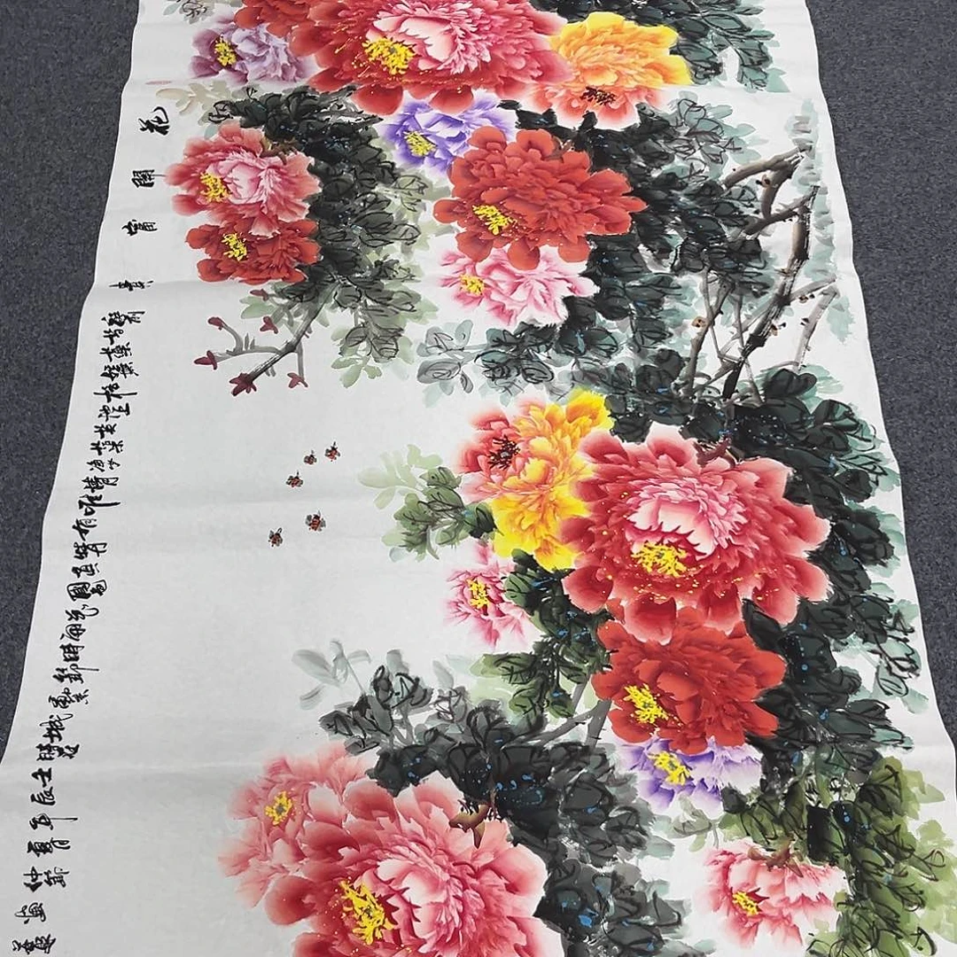 国画国画老师手绘作品