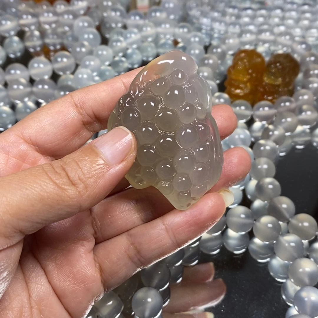 玛瑙/玉髓未镶嵌玛瑙吊坠