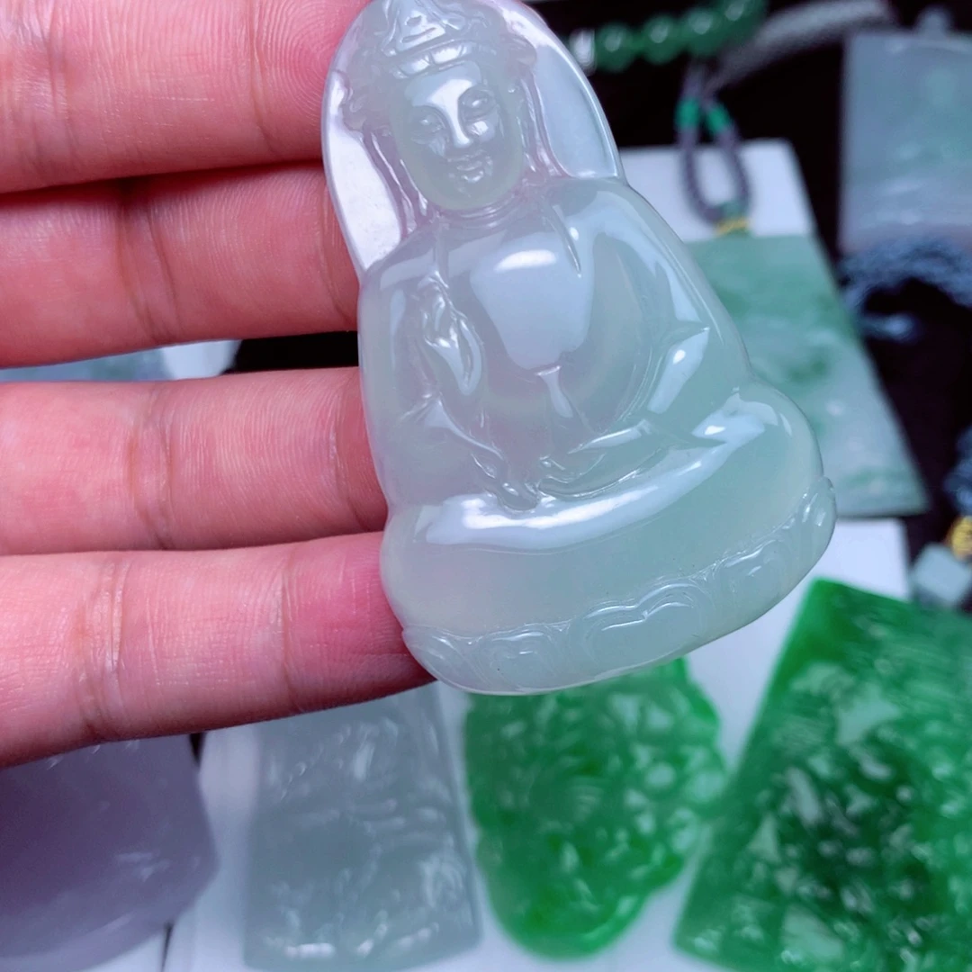颈饰未镶嵌翡翠天然A货翡翠