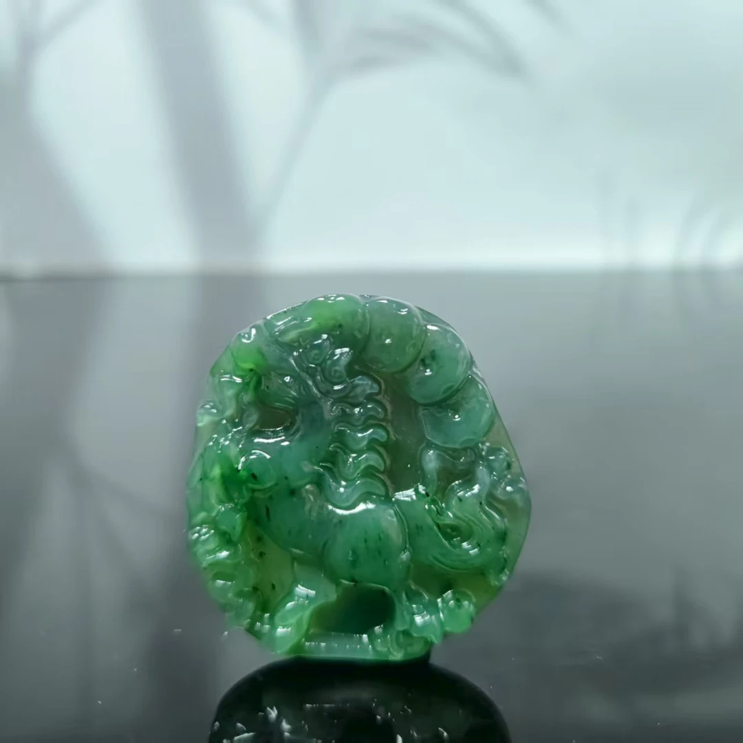 Z和田玉马到成功吊坠0338