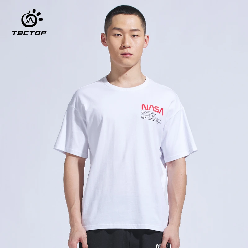 TECTOP/探拓夏季潮流T恤男吸汗透气圆领户外运动短袖T恤AJB602707