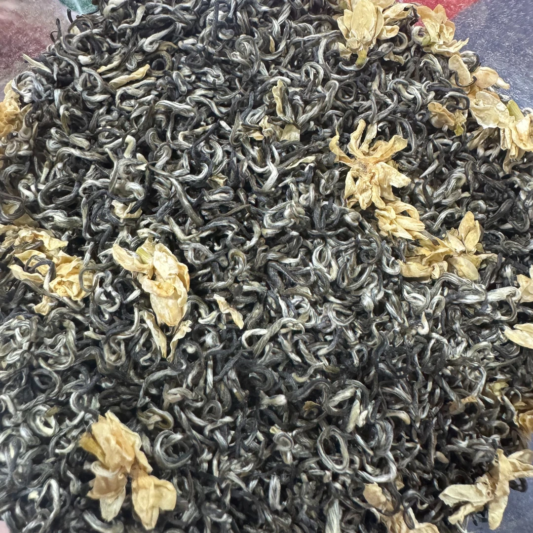 君君优选 茉莉飘雪 茉莉花传统窨制头春底料花茶散茶 8月24