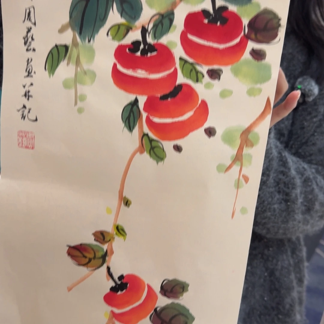 国画纯手绘山水花鸟作品