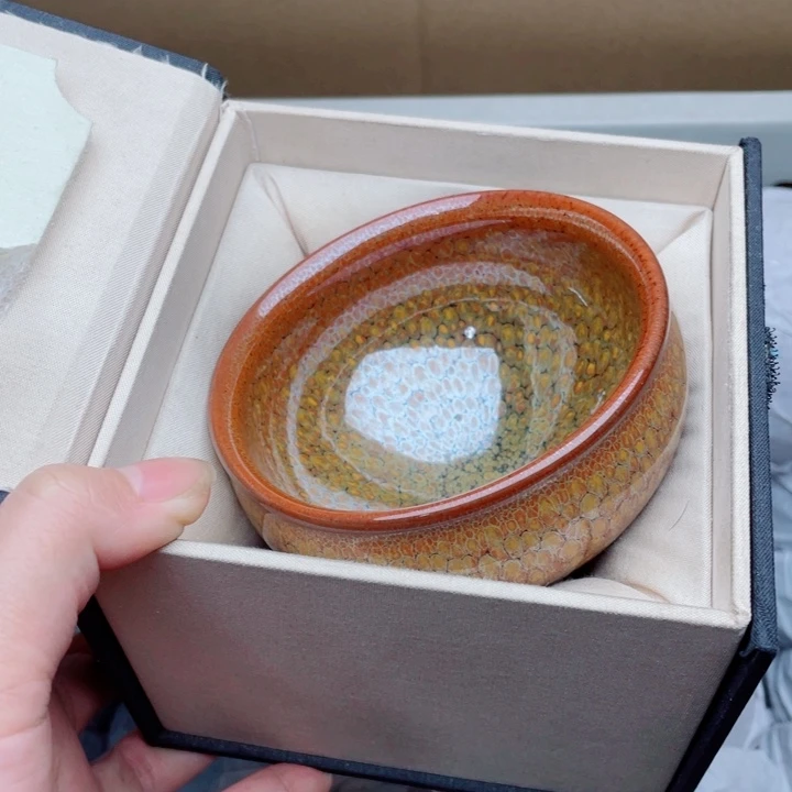 茶盏建窑建盏主人杯将军配礼盒