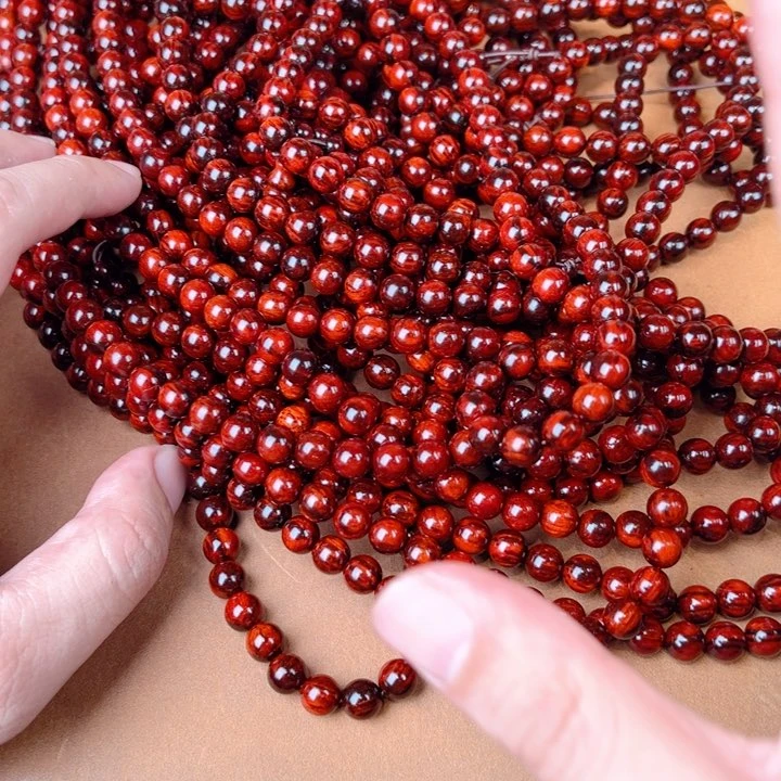 小叶紫檀手串/手链琴料08火焰纹芝麻鳞底