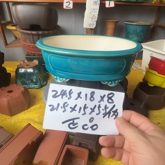 宜兴紫砂花盆一个