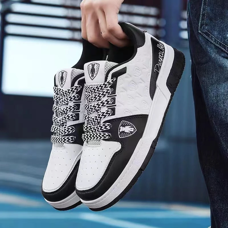 男女同平板鞋防水小白潮鞋B0001【小猪1】