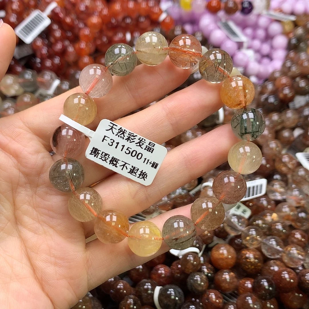 水晶手链未镶嵌，