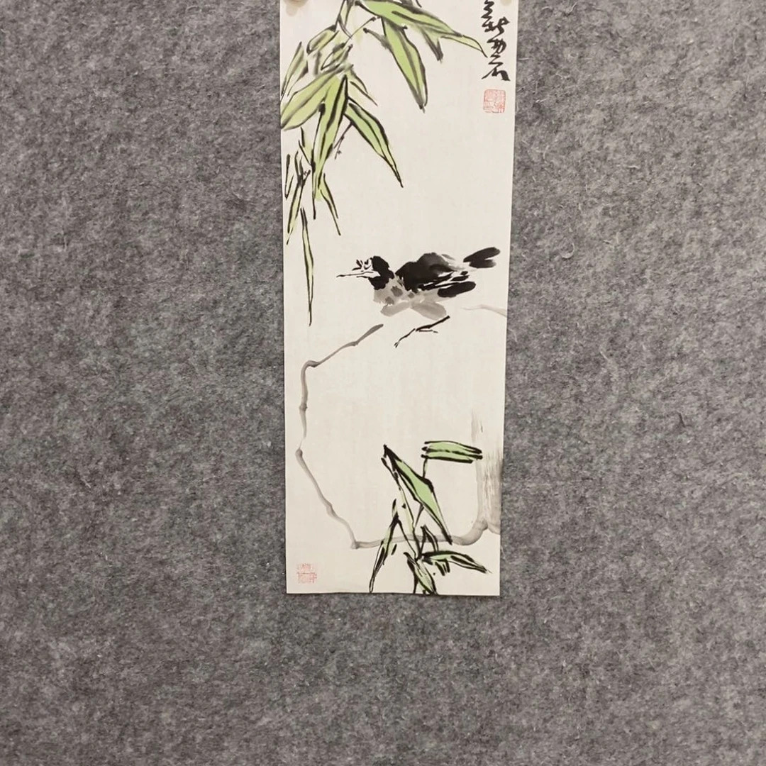 国画缪新龙国画花鸟作品