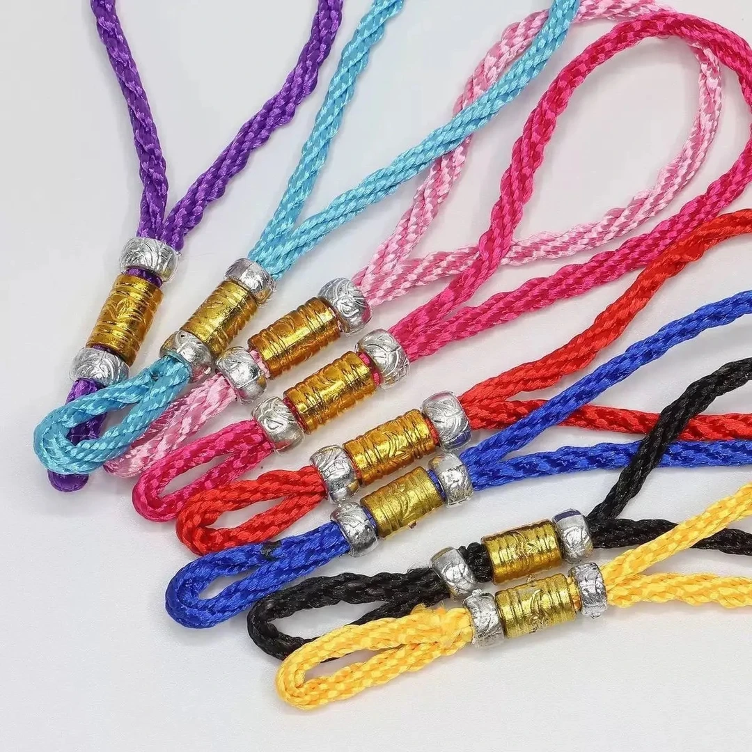 【九日DIY】手工编织卡扣吊坠挂绳佛牌玉坠项链配绳