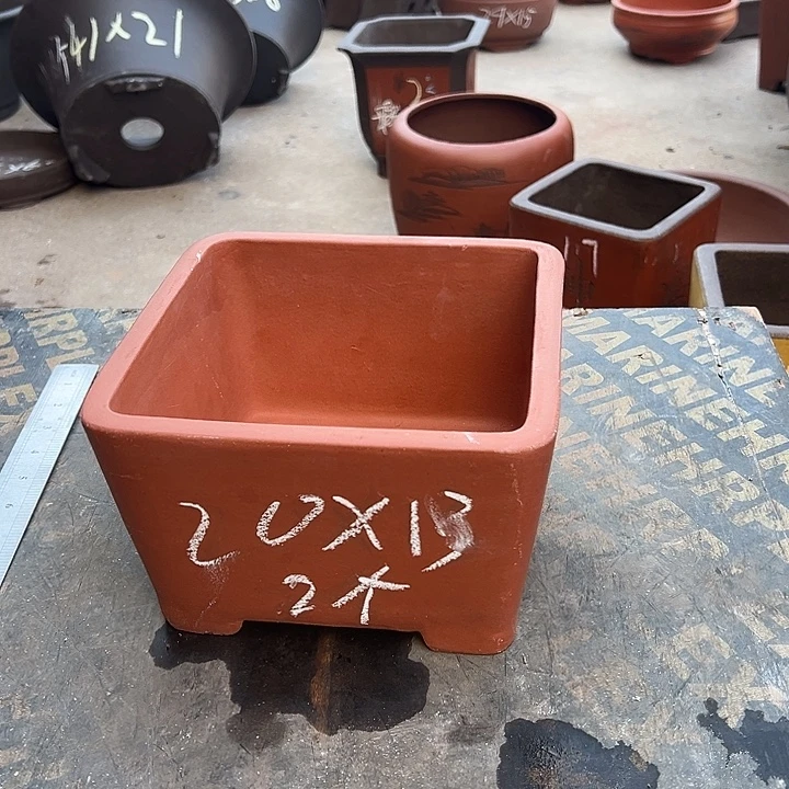 紫砂花盆透气花盆