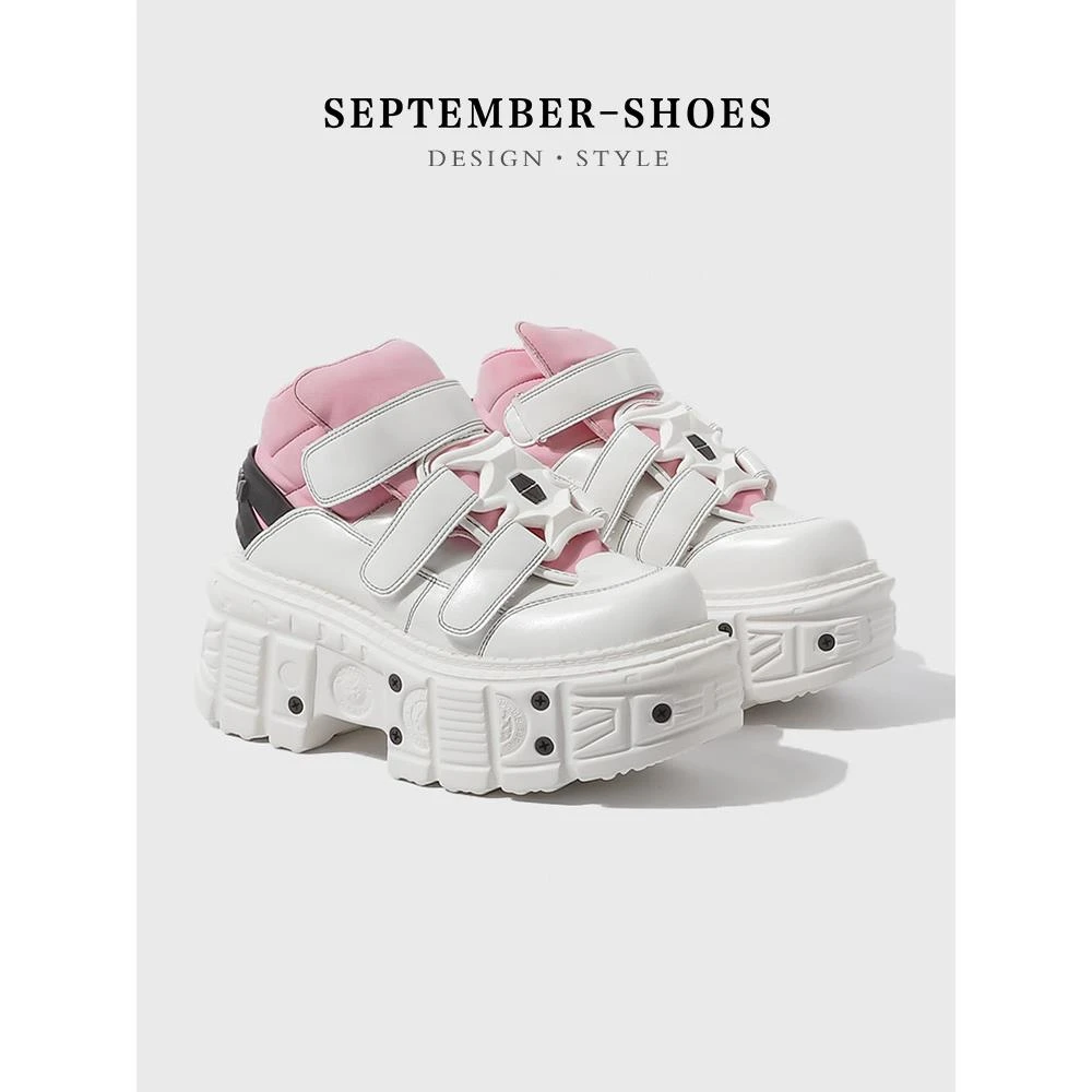 【CBMT官方正品】亚文化厚底鞋的男人和女人，哥特式朋克风格的加