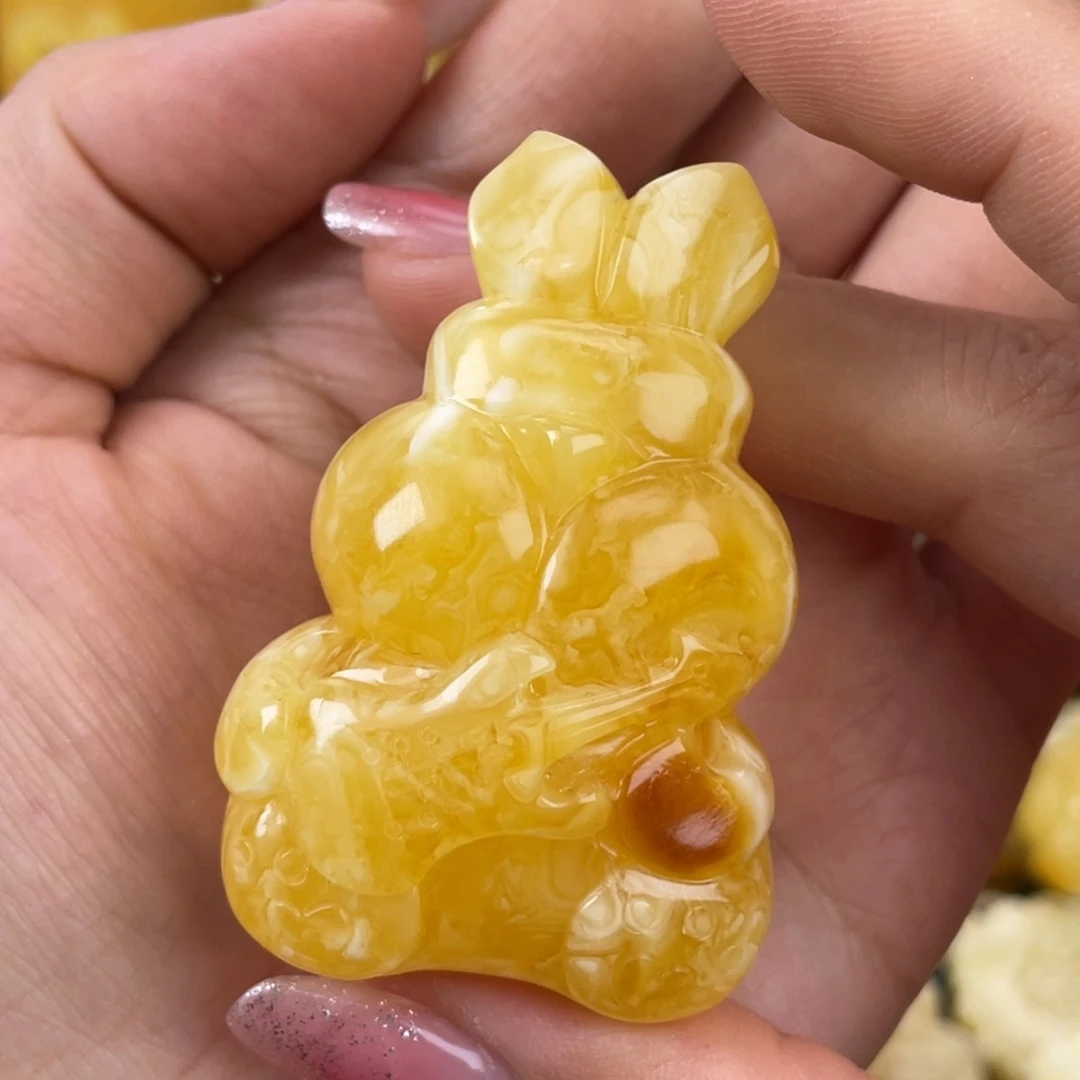 琥珀裸石未镶嵌蜜蜡