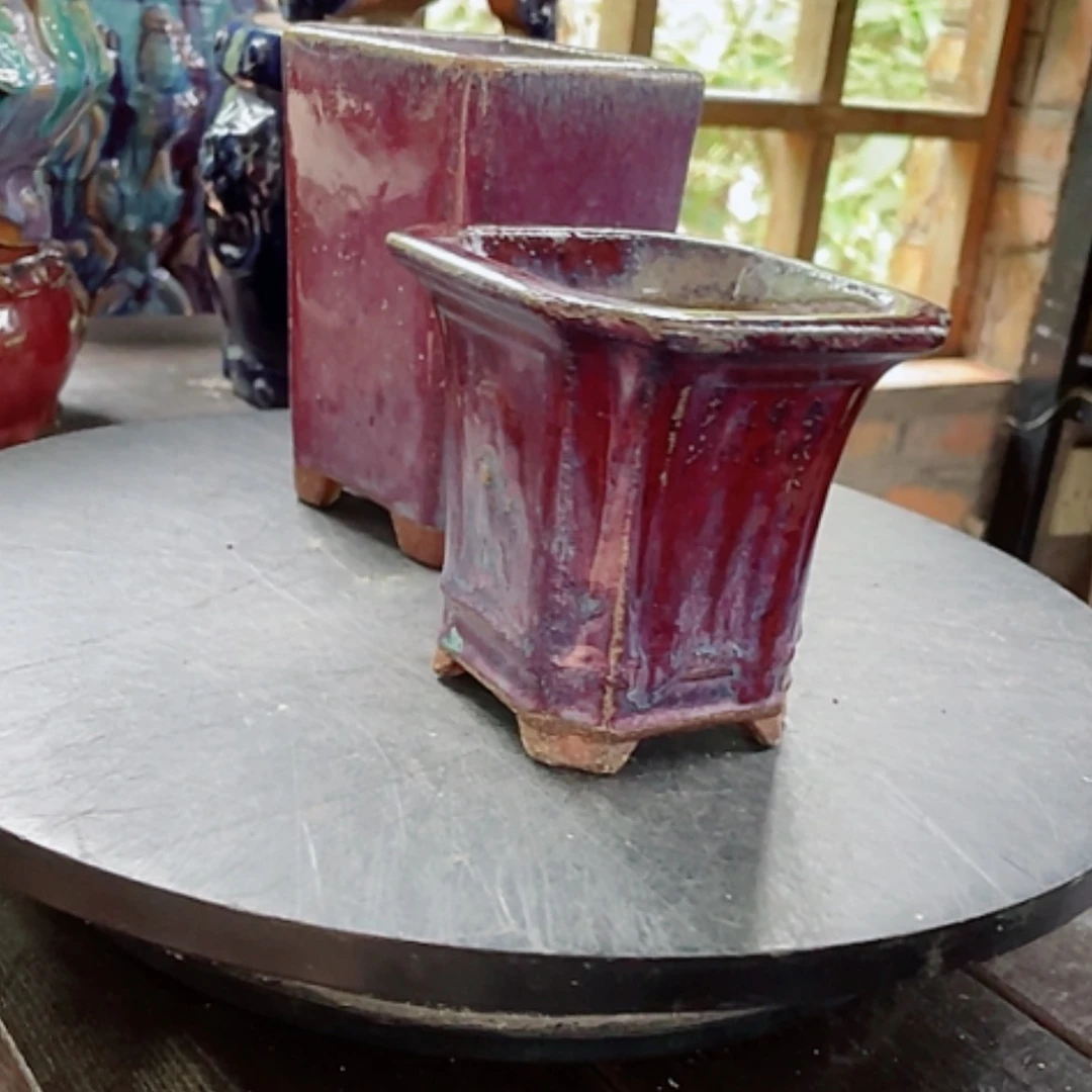 【闪购商品】希*淮中国风柴烧花盆